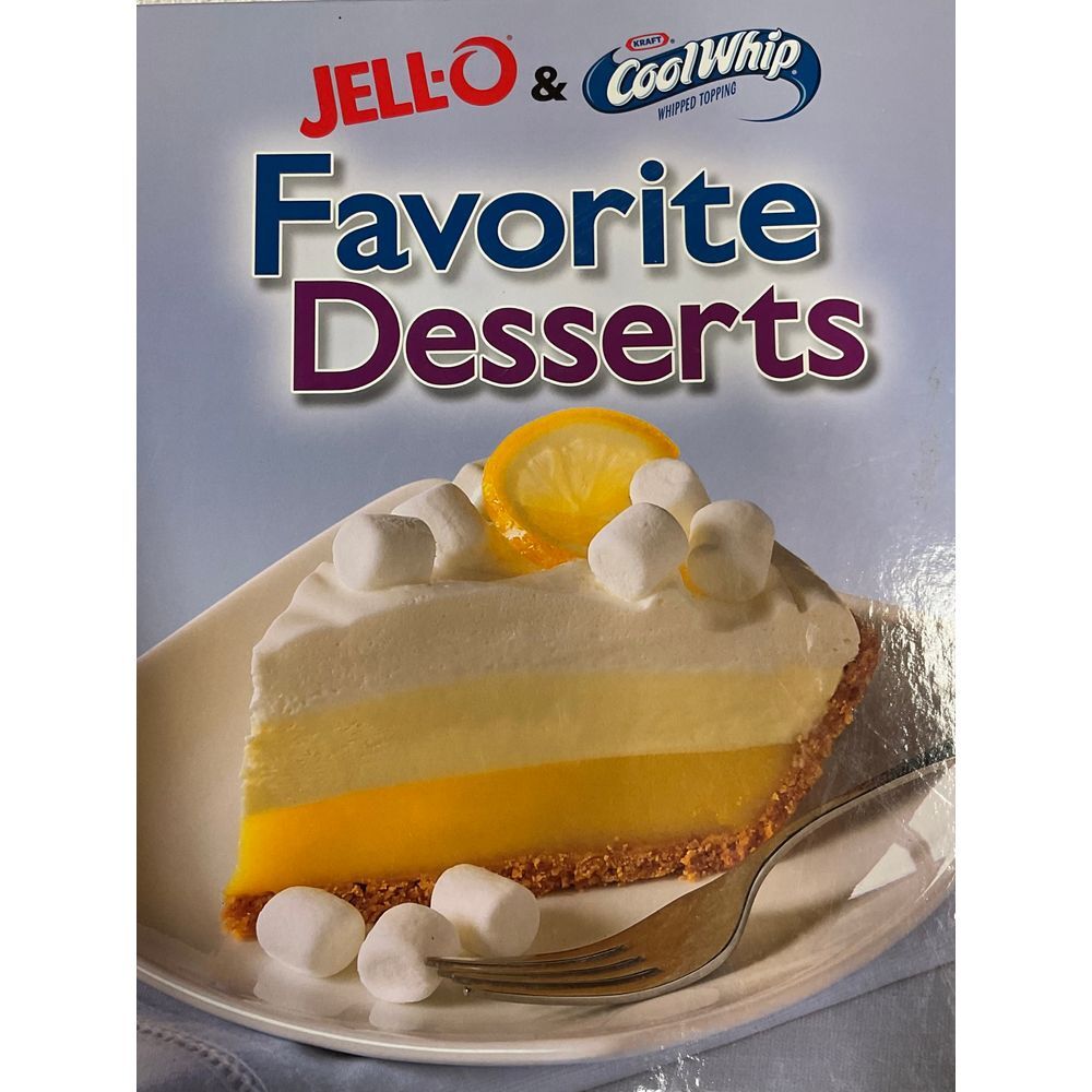 JELL-O & Cool Whip Favorite Desserts Cookbook Summer Recipes‎ Collection